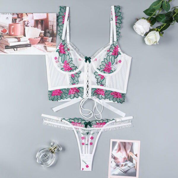 Women's Clothing Embroidery Flower Stitching Strap - Image 3