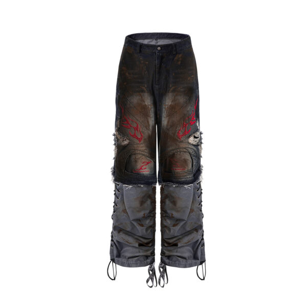 Men's Retro Jeans With Detachable Trouser Legs - Image 3