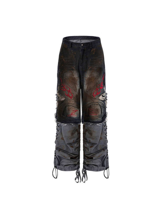 Men's Retro Jeans With Detachable Trouser Legs - Image 2